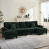 Mjkone U-Shaped Sectional Sofa, 4 Seater Sectional Couch with Chaise, Modular Sleeper Sectionals for Living Room-