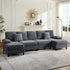 Mjkone U-Shaped Sectional Sofa, 4 Seater Sectional Couch with Chaise, Modular Sleeper Sectionals for Living Room-