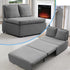 Puremind Pull Out Sofa Bed, Convertible Queen Sleeper Sofa with Mattress, Loveseat Pull Out Couch Bed with 2 Cushions for Small Place/Apartment/Office,