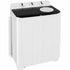 TABU 16.5lbs Portable Washing Machine, Electric Twin Tub Wash&Spin Combo,Semi-Automatic Washer,White&Blue
