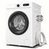 TABU 2.7 Cu. Ft. Front Load Washer, Full Size Washing Machine with 9 Cycles, Auto Balance, Load Detect, LED Display, 110V, White