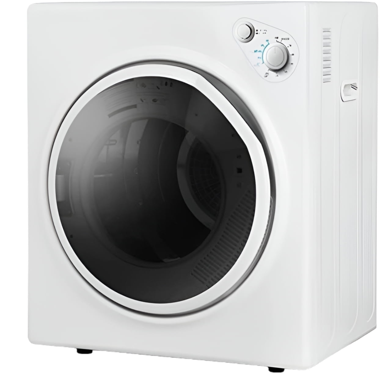 TABU 2.6 cu ft Portable Dryer for Clothes, 8.8 lbs Compact Dryer, Electric Dryer for Apartment,White