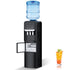 TABU 3 in 1 Water Dispenser with Ice Maker, Cold/Hot Temperature, 3 or 5 Gallon, Top Loading,Black