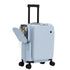 TABU Carry On Luggage with Side Bag, Front Opening Suitcase with Cup Holder & Phone Mount, USB & Type-C Port, TSA Lock, Phone Mount, Purple