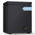 TABU Chest Freezer,3.5 Cu ft Deep Freezer,Garage Ready,Top Open Door,Black