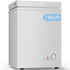 TABU Chest Freezer,3.5 Cu ft Deep Freezer,Garage Ready,Top Open Door,Black