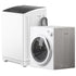 TABU Washer and Dryer Set, 19LBS Full Automatic Washing Machine & 13LBS Compact Dryer (Gray&White)
