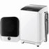TABU Washer and Dryer Set, 19LBS Full Automatic Washing Machine & 13LBS Compact Dryer (Gray&White)