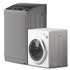 TABU Washer and Dryer Set, 19LBS Full Automatic Washing Machine & 13LBS Compact Dryer (Gray&White)