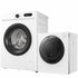 TABU Washer and Dryer Set, 19LBS Full Automatic Washing Machine & 13LBS Compact Dryer (Gray&White)