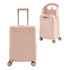 TABU 20" Ride on Luggage with Seat for Kids, Kids Luggage with Wheels & TSA Lock for Travel,Pink