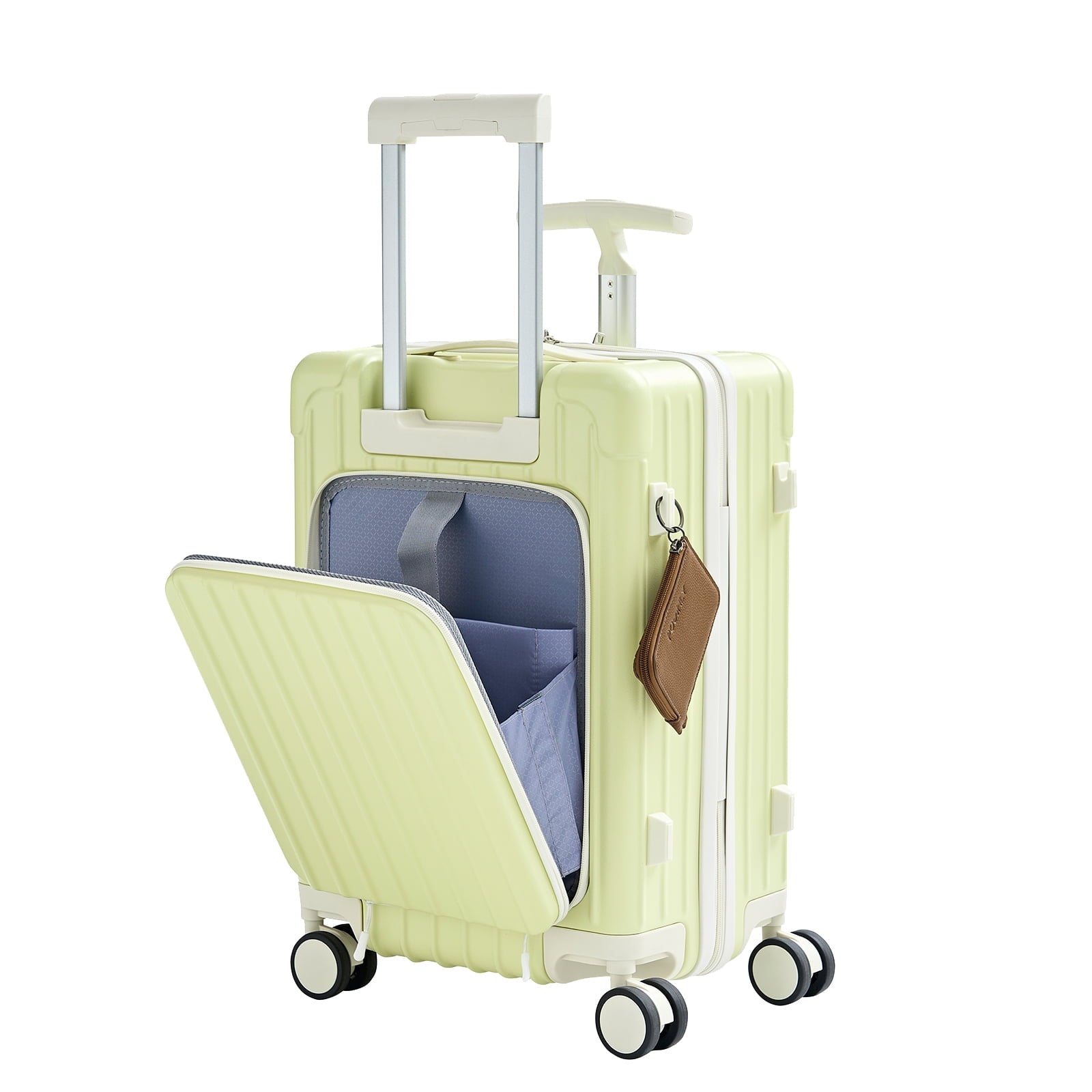 TABU 20" Ride on Luggage with Seat for Kids, Kids Luggage with Wheels & TSA Lock for Travel,Pink