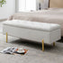 Cecer Velvet Bed Bench with Storage Space