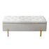 Cecer Velvet Bed Bench with Storage Space