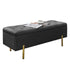 Cecer Velvet Bed Bench with Storage Space