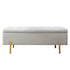 Cecer Velvet Bed Bench with Storage Space