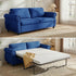 ZAFLY 2-in-1 Queen Size Pull Out Sofa Bed | Convertible Loveseat with Mattress | Sleeper Sofa Couch for Living Room