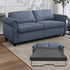 ZAFLY 2-in-1 Queen Size Pull Out Sofa Bed | Convertible Loveseat with Mattress | Sleeper Sofa Couch for Living Room