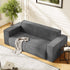 ZAFLY 78" Deep Seat Couch No Assembly Required, Corduroy Oversized Couches and Sofas for Living Room/Apartment - Orange