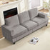 ZAFLY 82” Deep Seat Couch with Wide Armrest, Oversized Sofas and Couches for Small Space/Living Room