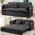 ZAFLY Convertible Sleeper Sofa Bed, 78”Queen Size Pull Out Couch Bed, Loveseat Sleeper Sofa Bed for Small Space/Apartment,