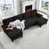 ZAFLY Sectional Couches for Living Room, U Shaped Sectional Sofa with Double Chaise for Apartment, Green