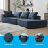 Cecer Convertible Sectional Sofa, Curved Modern Sofas for Living Room