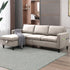 Cecer Sectional Sofa Couch with Storage Ottoman