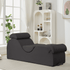 ijuicy Chaise Lounge Chair for Yoga, Chaise Lounge with Headrest, Oversized Yoga Chair Indoor