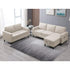 ijuicy Sectional Sofa Set,3PCS Living Room Furniture Couch Sets with Movable Storage Ottoman & Side Pockets,Include Sofa,Loveseat&Chair