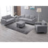 ijuicy Sectional Sofa Set,3PCS Living Room Furniture Couch Sets with Movable Storage Ottoman & Side Pockets,Include Sofa,Loveseat&Chair