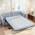 Cecer Pull out Sofa Bed, Queen Size Convertible Sofa Bed with Fold out Mattress, 2 in 1 Loveseat Sofa Sleeper for Living Room